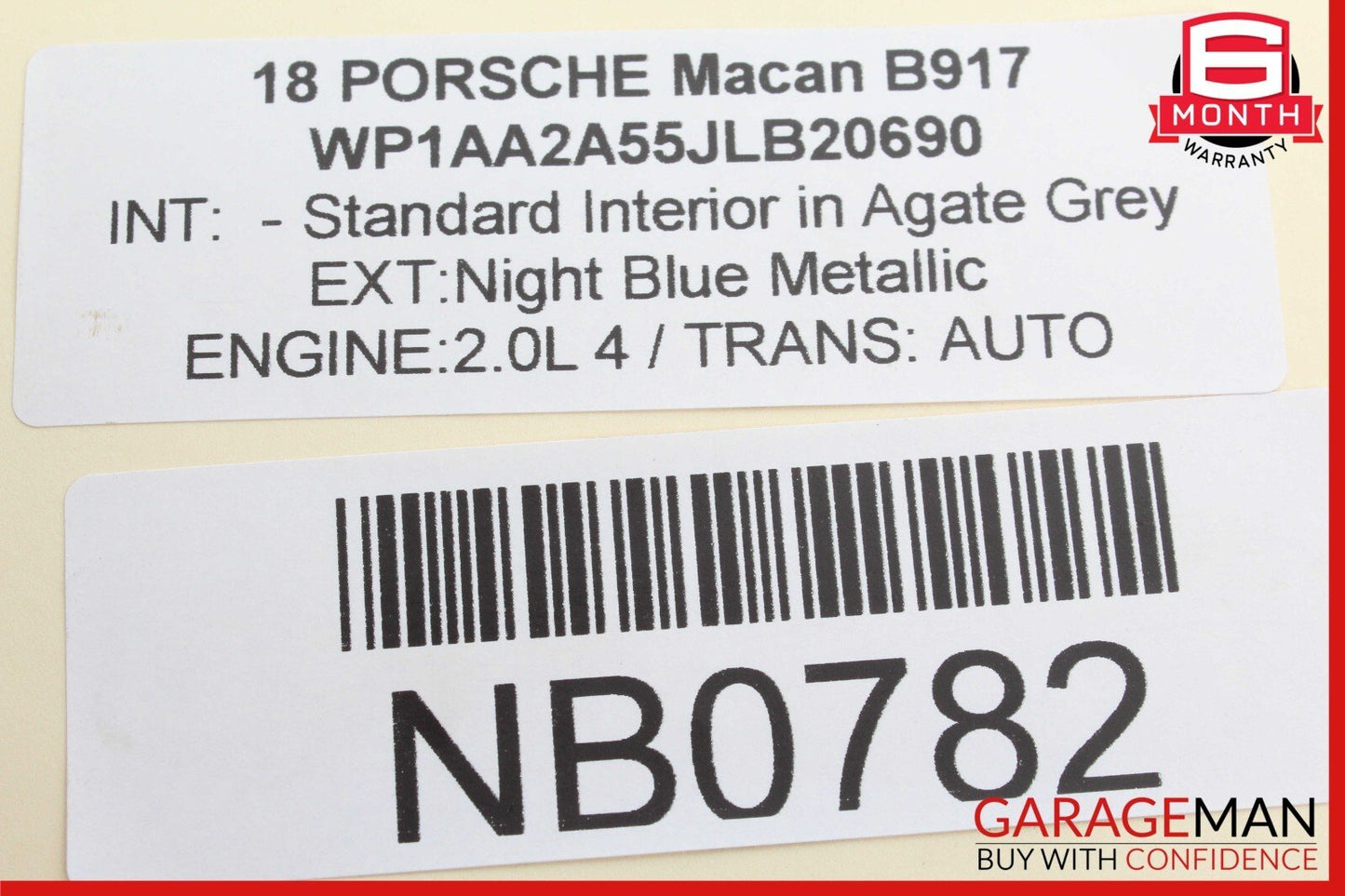 17-19 Porsche Macan 95B Audi A3 Engine Ignition Coil Plug Set 4 Pc OEM