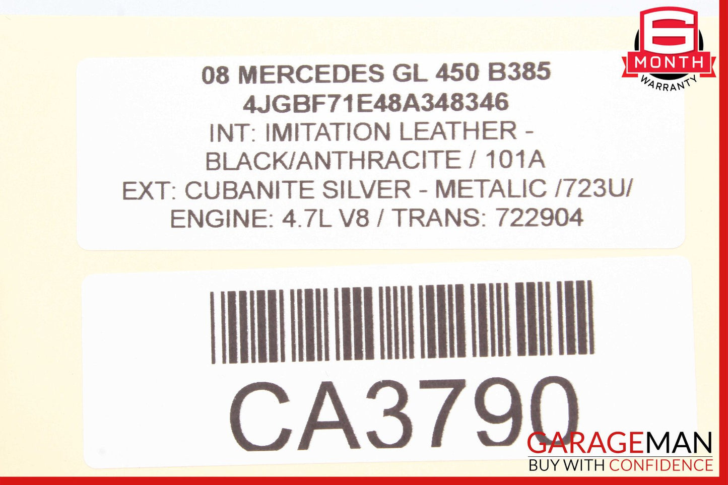 07-12 Mercedes W164 ML350 GL450 Front Right Side Door Window Regulator Motor OEM