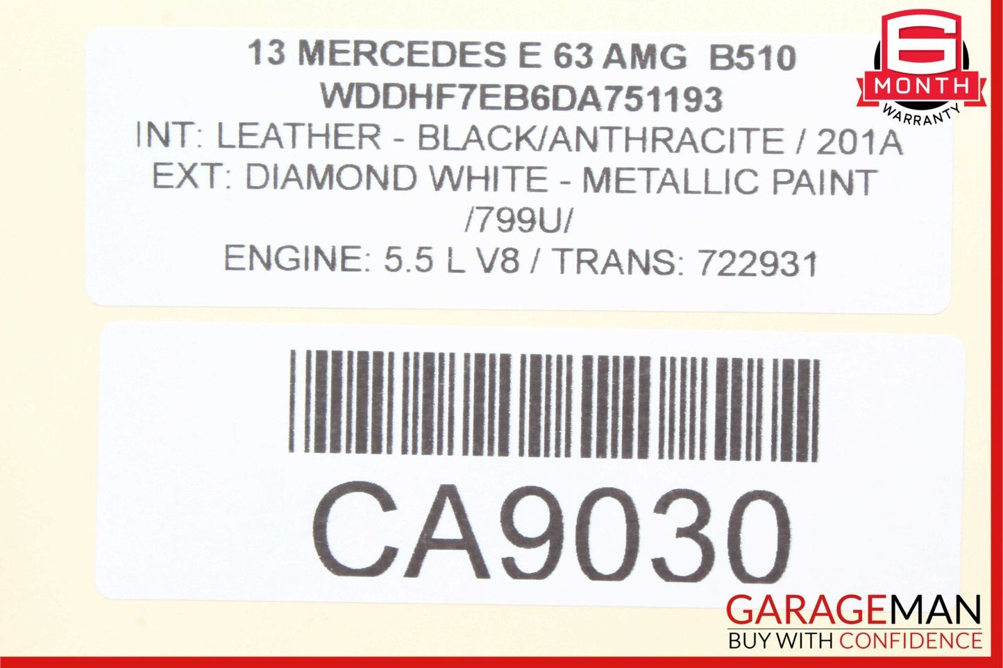 10-17 Mercedes W212 E63 AMG C350 Roof Sun Shade Screen Roller Blind Motor Unit