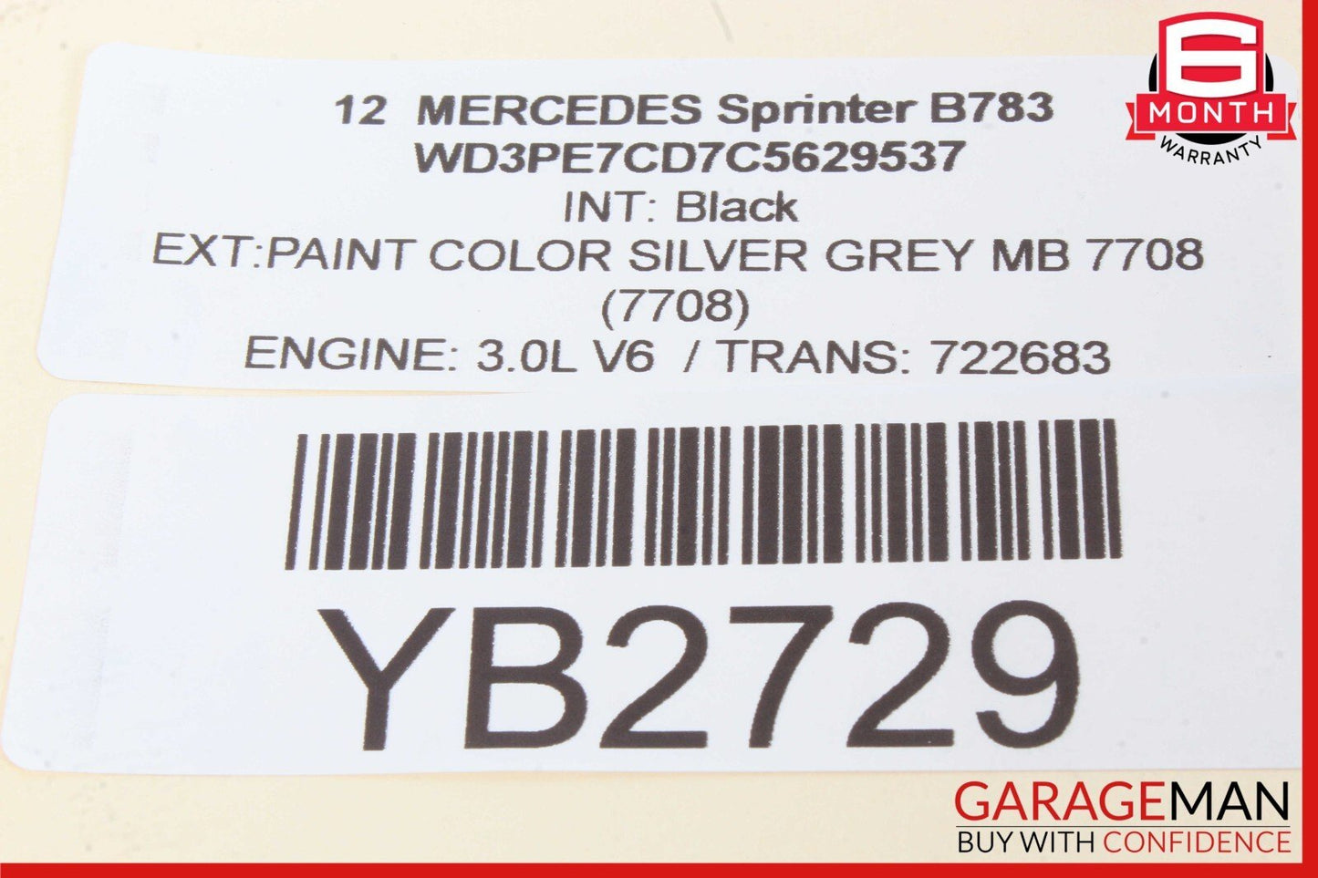 10-18 Mercedes W906 Sprinter 2500 3500 Engine Control Module 6429009701 OEM