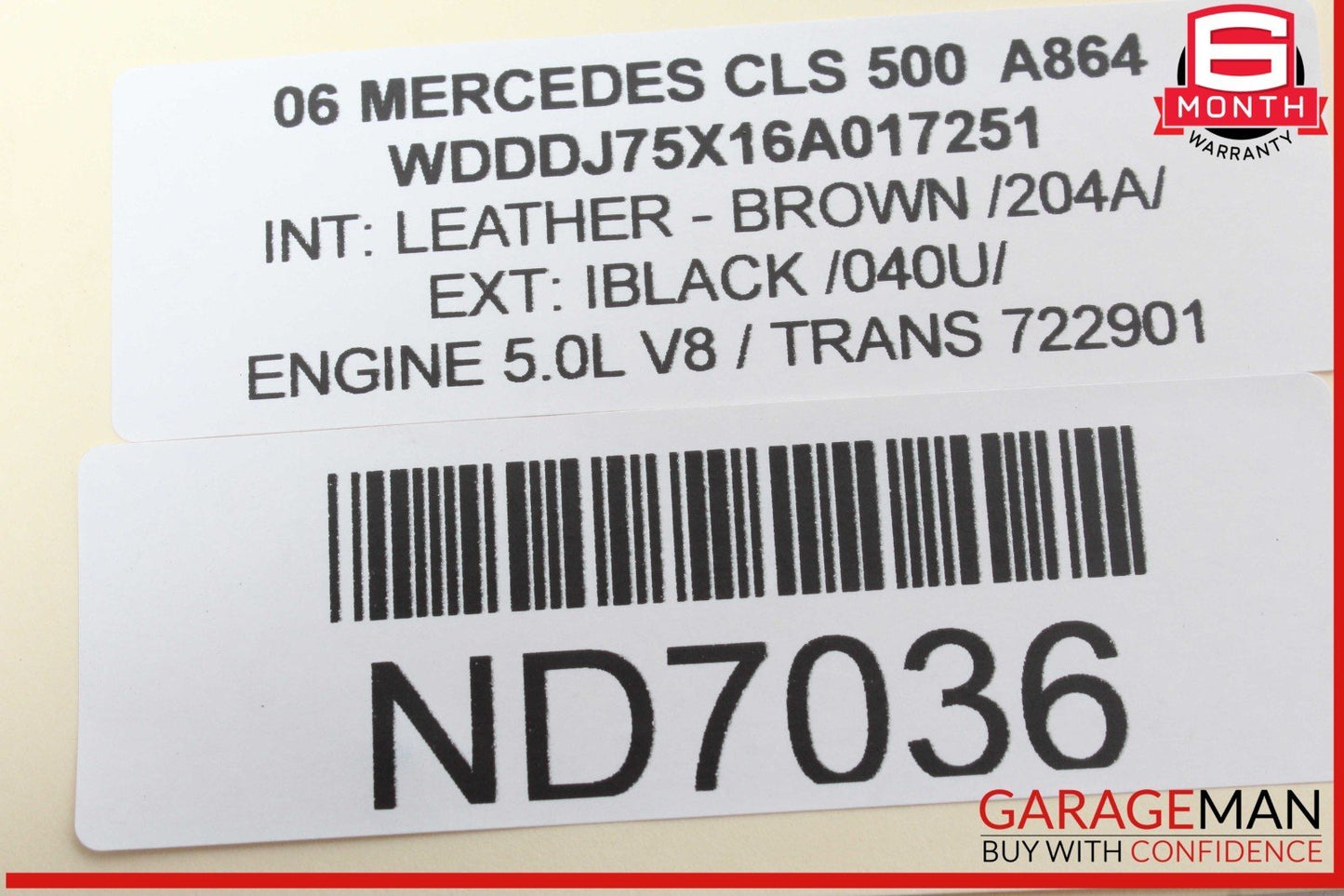 06-08 Mercedes W219 CLS500 CLS550 CLS350 Instrument Cluster Speedometer OEM