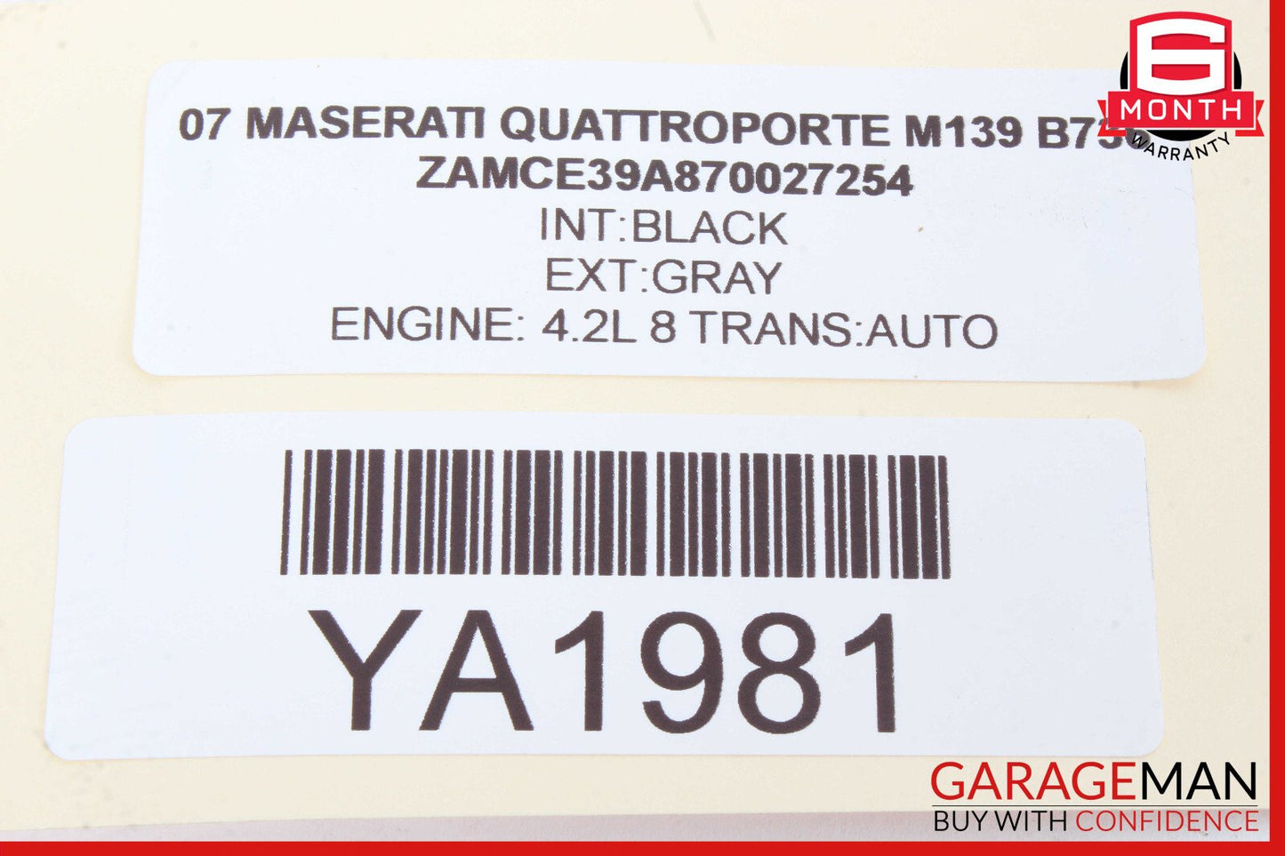 03-08 Maserati Quattroporte M139 Rear Left Side Seatbelt Seat Belt Retractor OEM