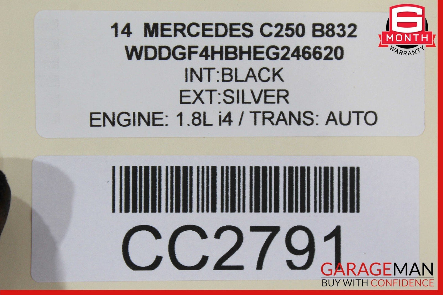 08-14 Mercedes W204 C250 C350 C63 Rear Subframe Engine Crossmember Sub Frame