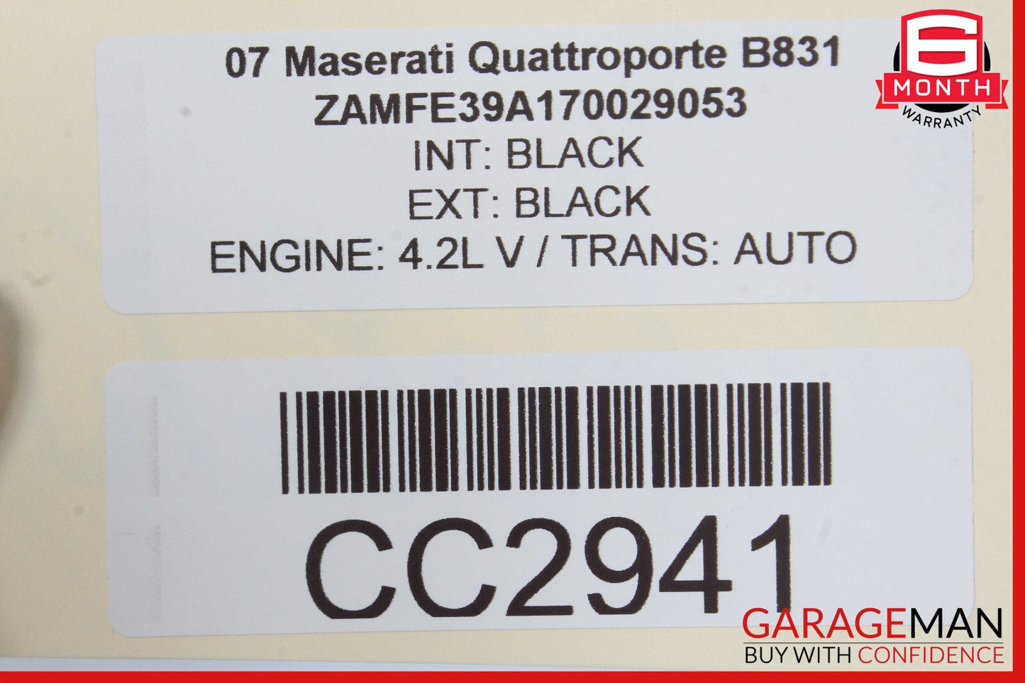 03-13 Maserati Quattroporte M139 Front Upper Radiator Support Bracket OEM