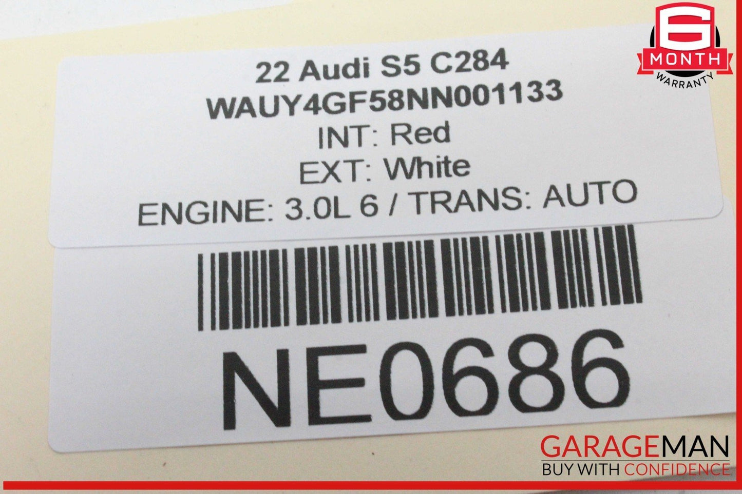 18-24 Audi S5 A5 Front Left Driver Side Dead Pedal Foot Rest Cover 8W1864777B