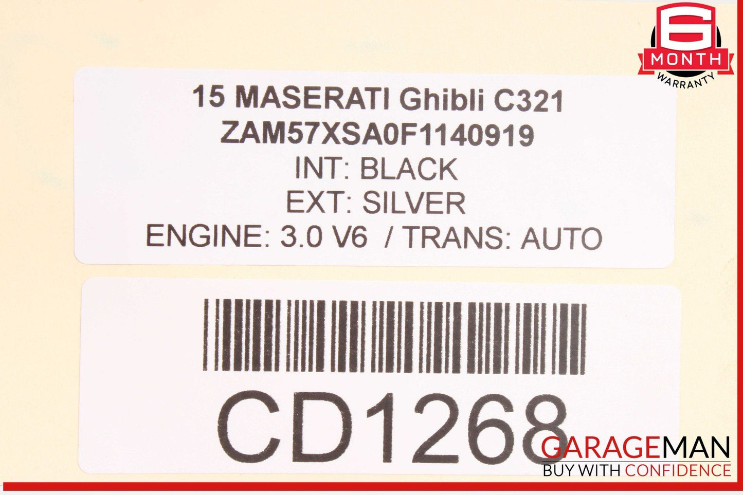 14-22 Maserati Ghibli Quattroporte Water Cooling Radiator A/C Condenser Assy OEM