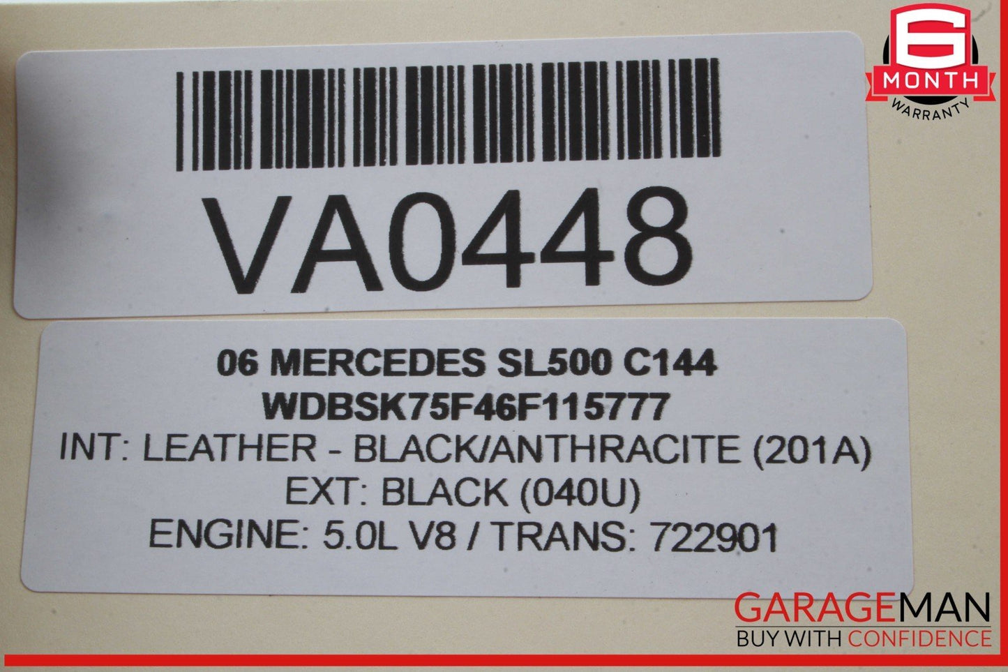 05-08 Mercedes R230 SL500 SL55 AMG Bose Amplifier Audio Amp Control Module Unit