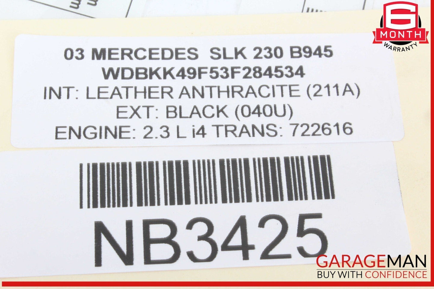 00-06 Mercedes W220 S55 AMG Front Right Side Keyless Go Entry Antenna OEM