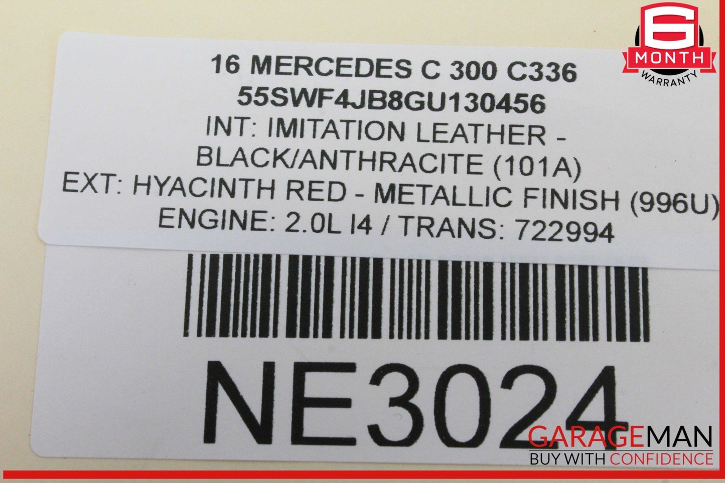 15-18 Mercedes W205 C300 C400 C350e Rear Trunk SAM Control Module Unit OEM