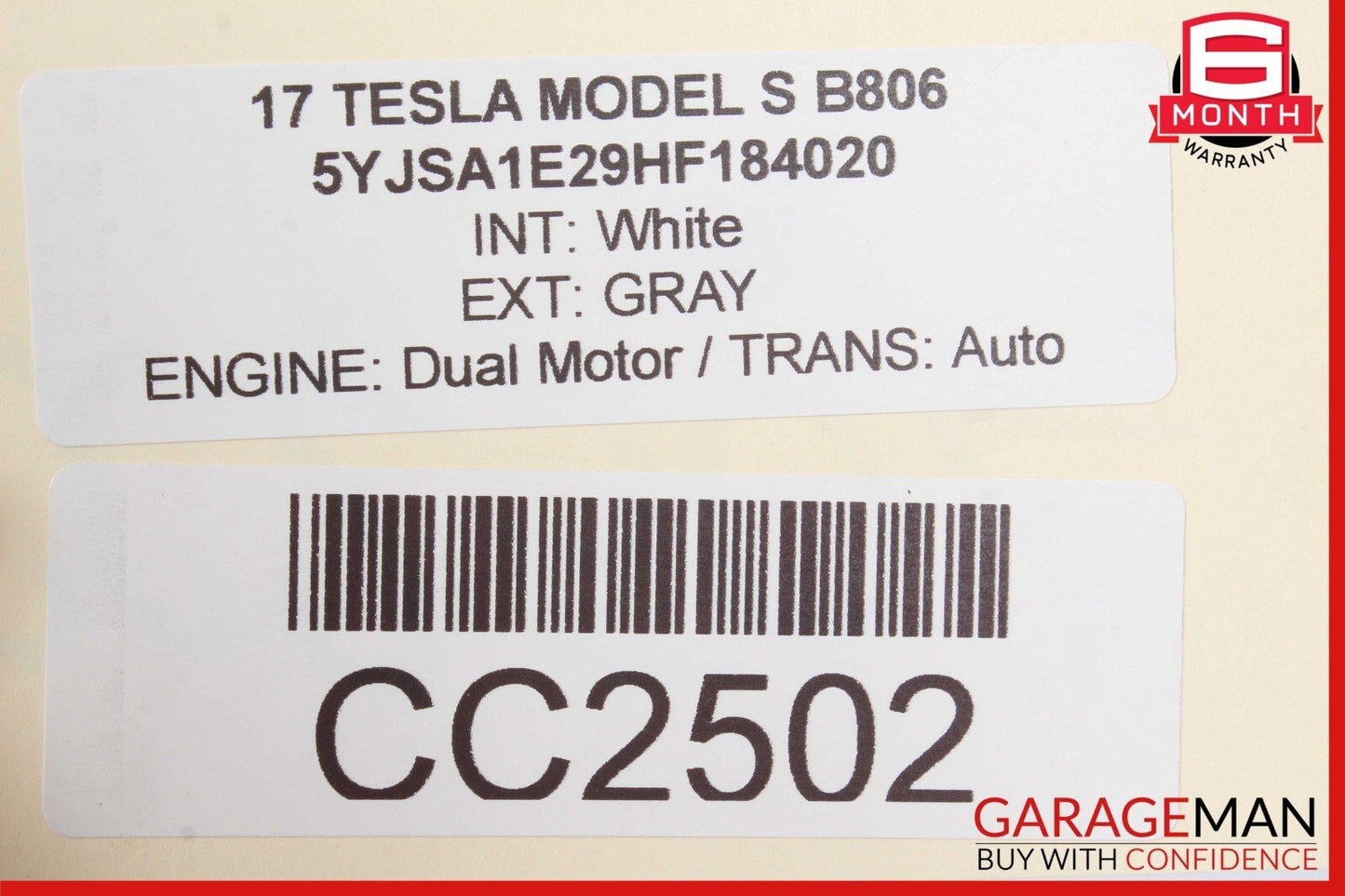 16-20 Tesla Model S Front Center Cooling Radiator Cooler OEM