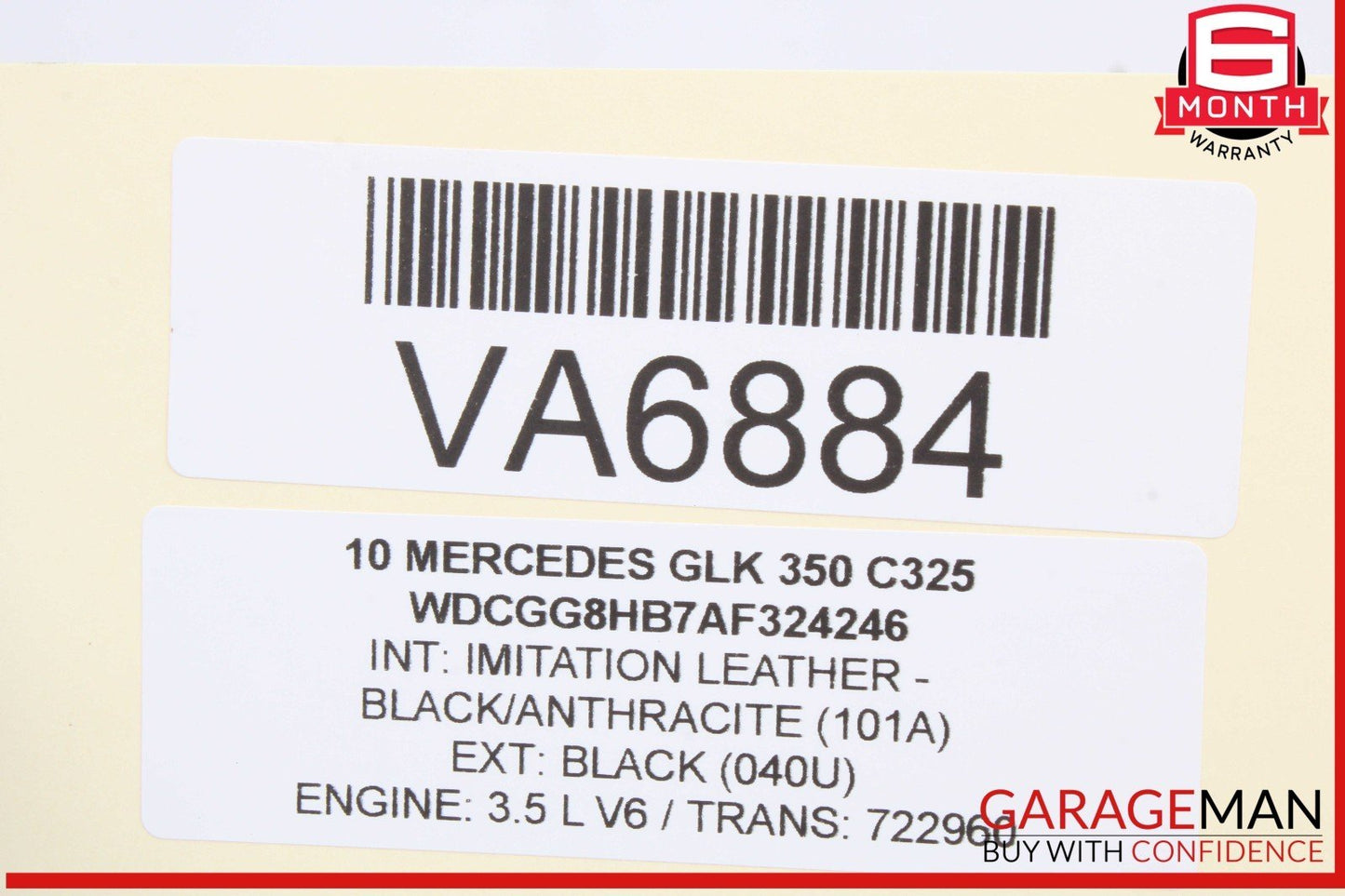 05-12 Mercedes X204 GLK350 C300 Left Side Engine Camshaft Cam Shaft Exhaust OEM