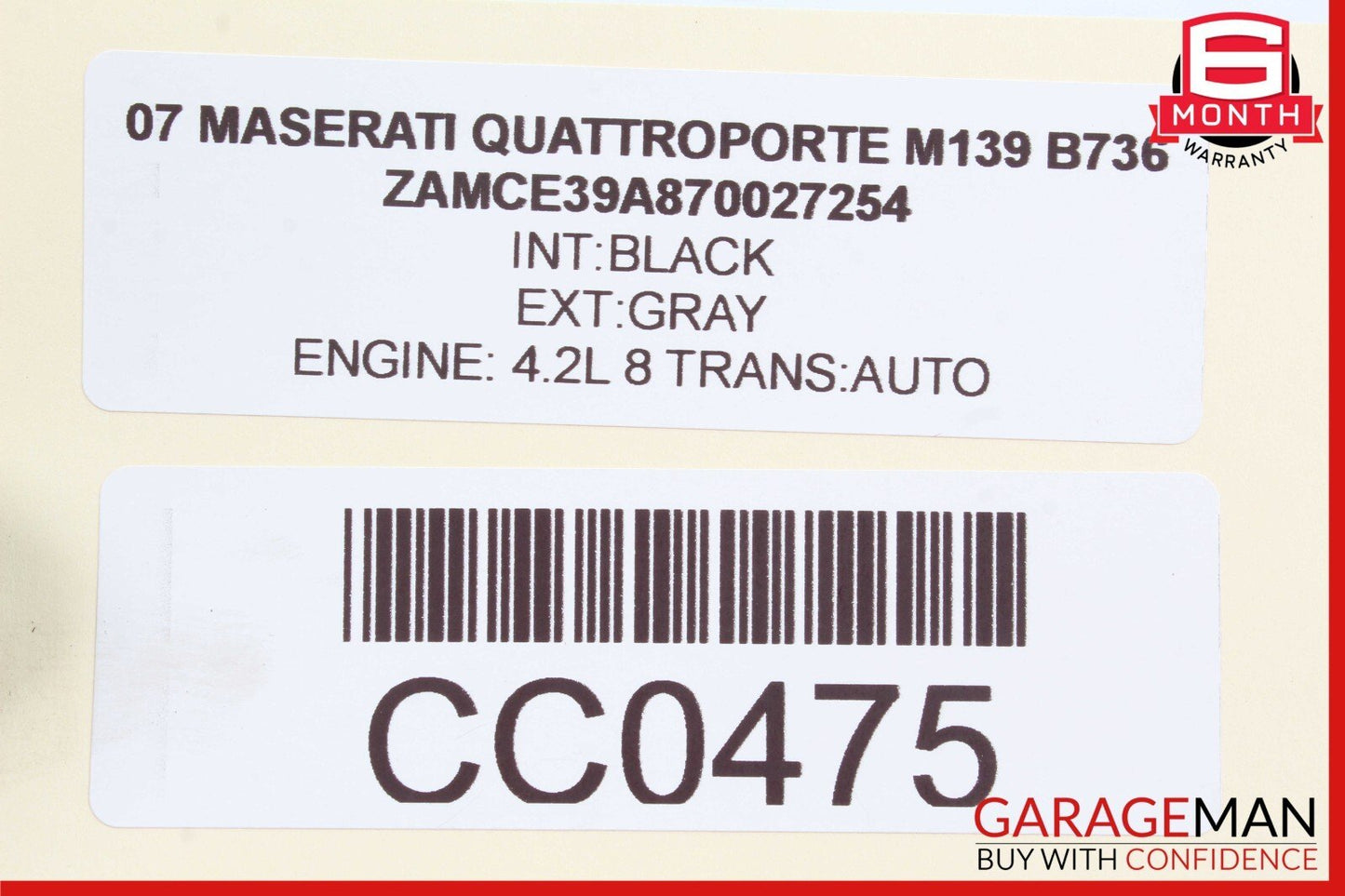 03-13 Maserati Quattroporte S M139 Park Parking Sensor Wires Harness Assy