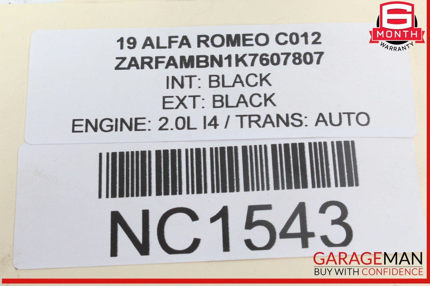 17-21 Alfa Romeo Giulia Rear Left Driver Side Lower Control Arm 21039371 OEM