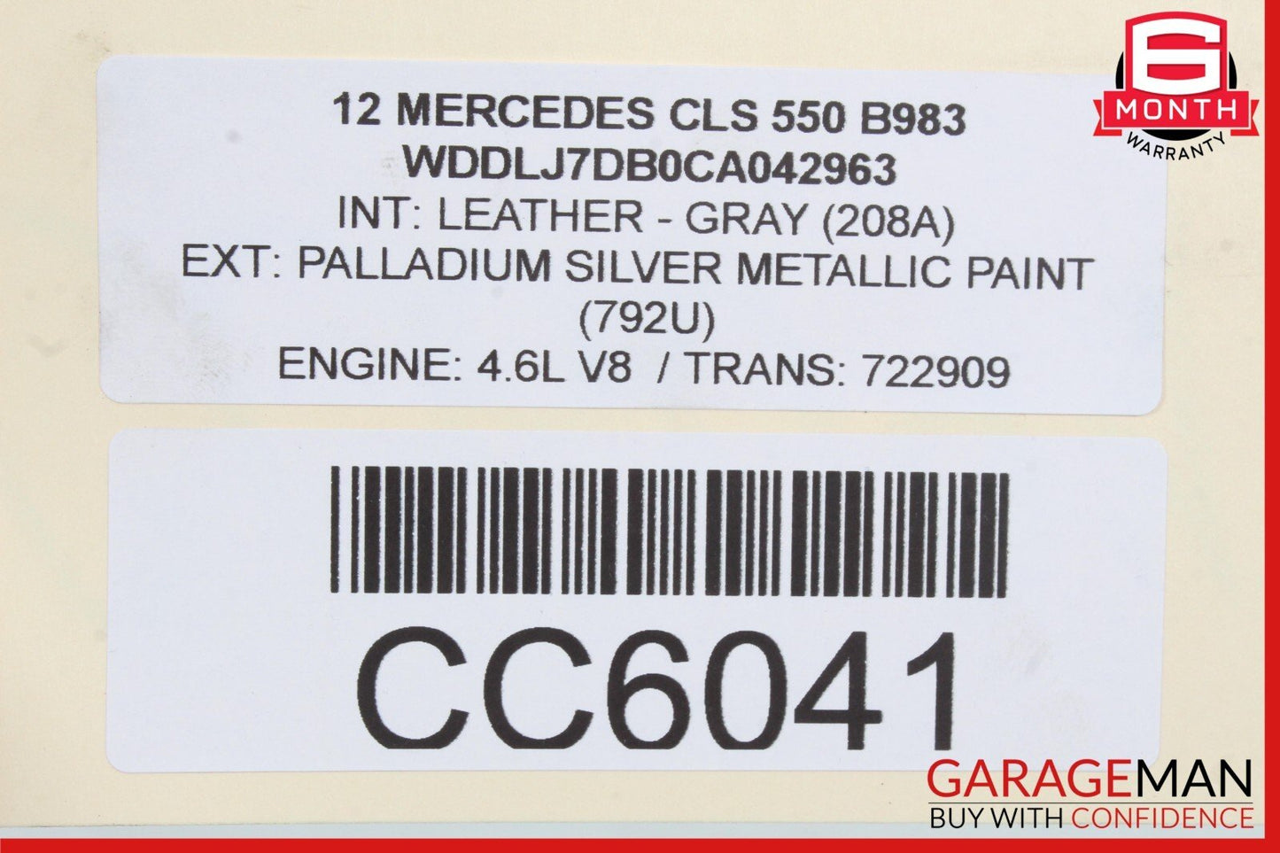 12-17 Mercedes W218 CLS550 S550 7G Tranny Automatic Transmission 722.909 216k