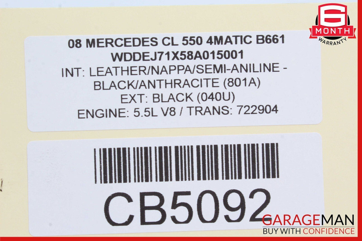 07-13 Mercedes W221 S550 CL550 Front Left Side Bumper Reinforcement Bracket