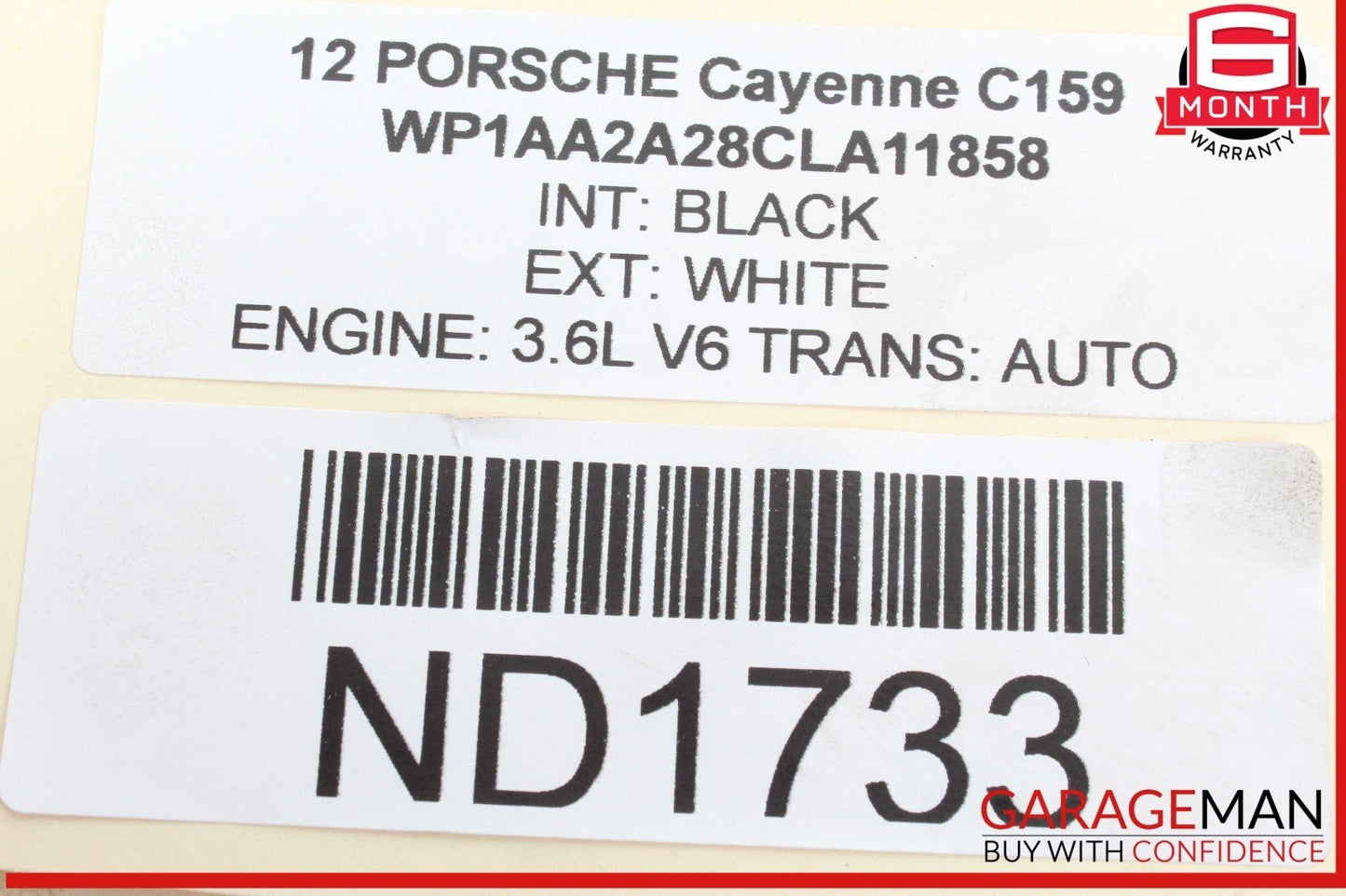 11-18 Porsche Cayenne 958 Engine Motor Starter 012911023 OEM