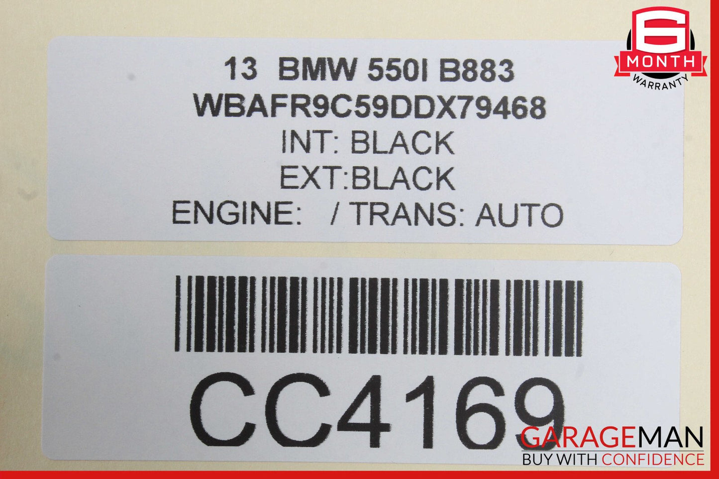 11-16 BMW F10 550i 535i 528i Front Right Side Interior Door Panel Brown OEM