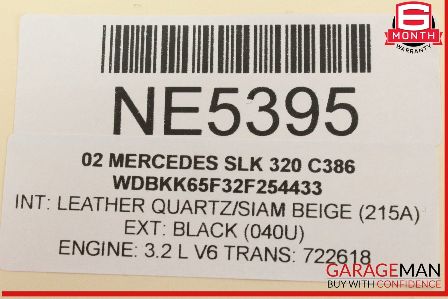 01-04 Mercedes R170 SLK320 SLK230 Front Left Side Foglight Fog Light Lamp OEM