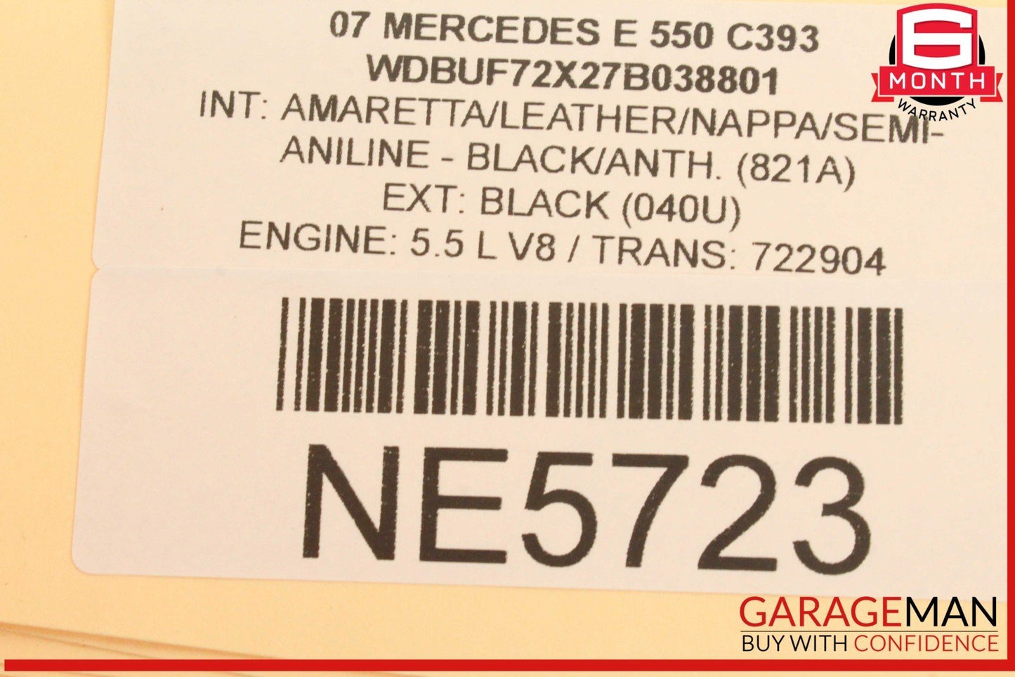 03-09 Mercedes W211 E550 E350 Sirius Satellite Radio Receiver 1698270162 OEM