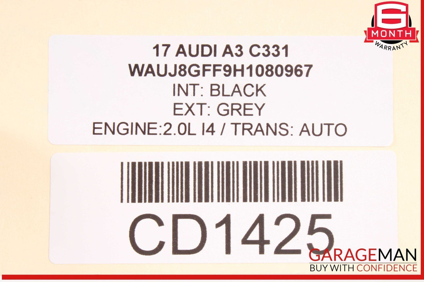 15-20 Audi A3 S3 Q3 Rear Differential Axle Carrier Assembly AWD OEM