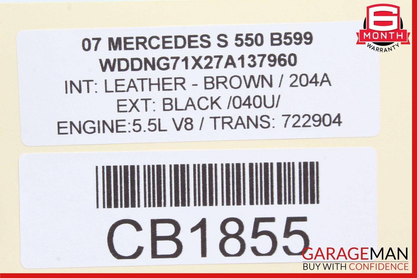 07-09 Mercedes W221 S550 Front Dashboard Dash Trim Panel Cover Bezel Wood OEM