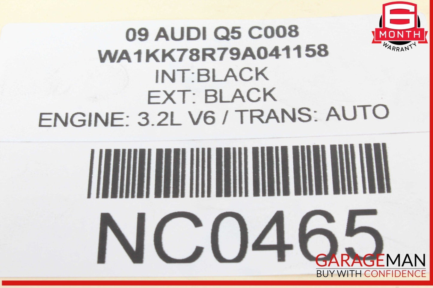 09-18 Audi Q5 A6 A7 Rear Right Wheel Spindle Knuckle Hub Bearing Brake Rotor