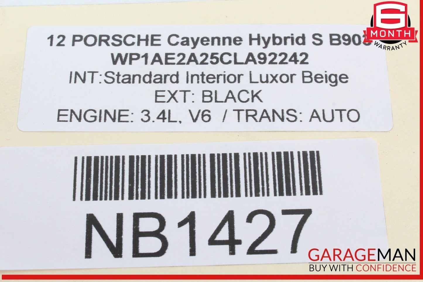 11-14 Porsche Cayenne 958 S Rear Left Side Driver Knuckle Spindle OEM