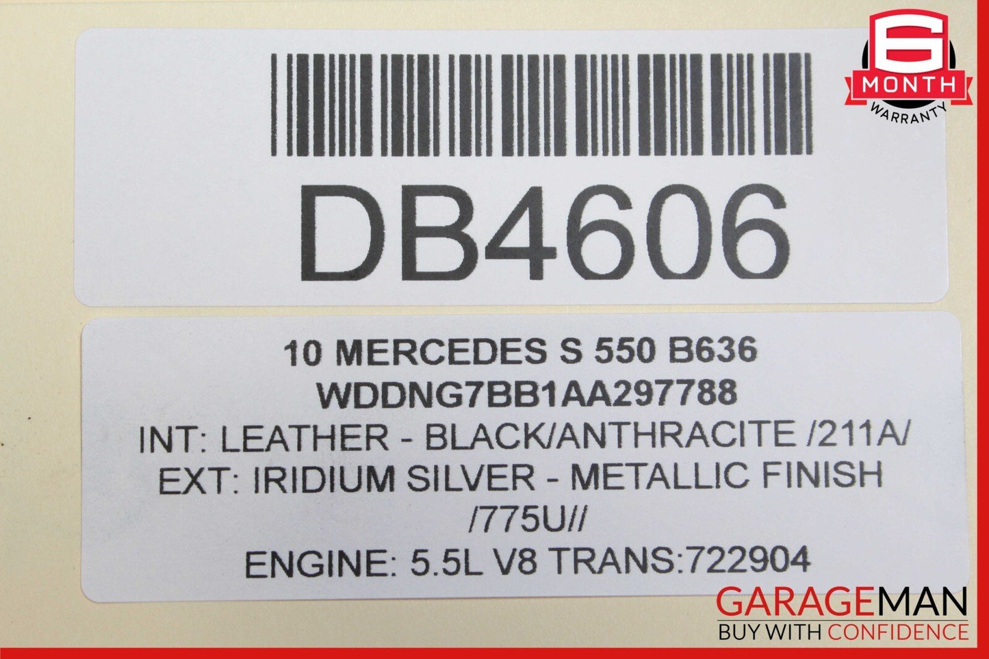 07-14 Mercedes W221 S500 CL550 Front Bumper Reinforcement Impact Crash Bar Rebar