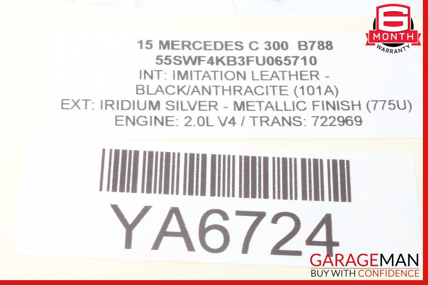15-20 Mercedes W205 C300 C400 GLC300 Dash Headlight Switch Control Module Assy