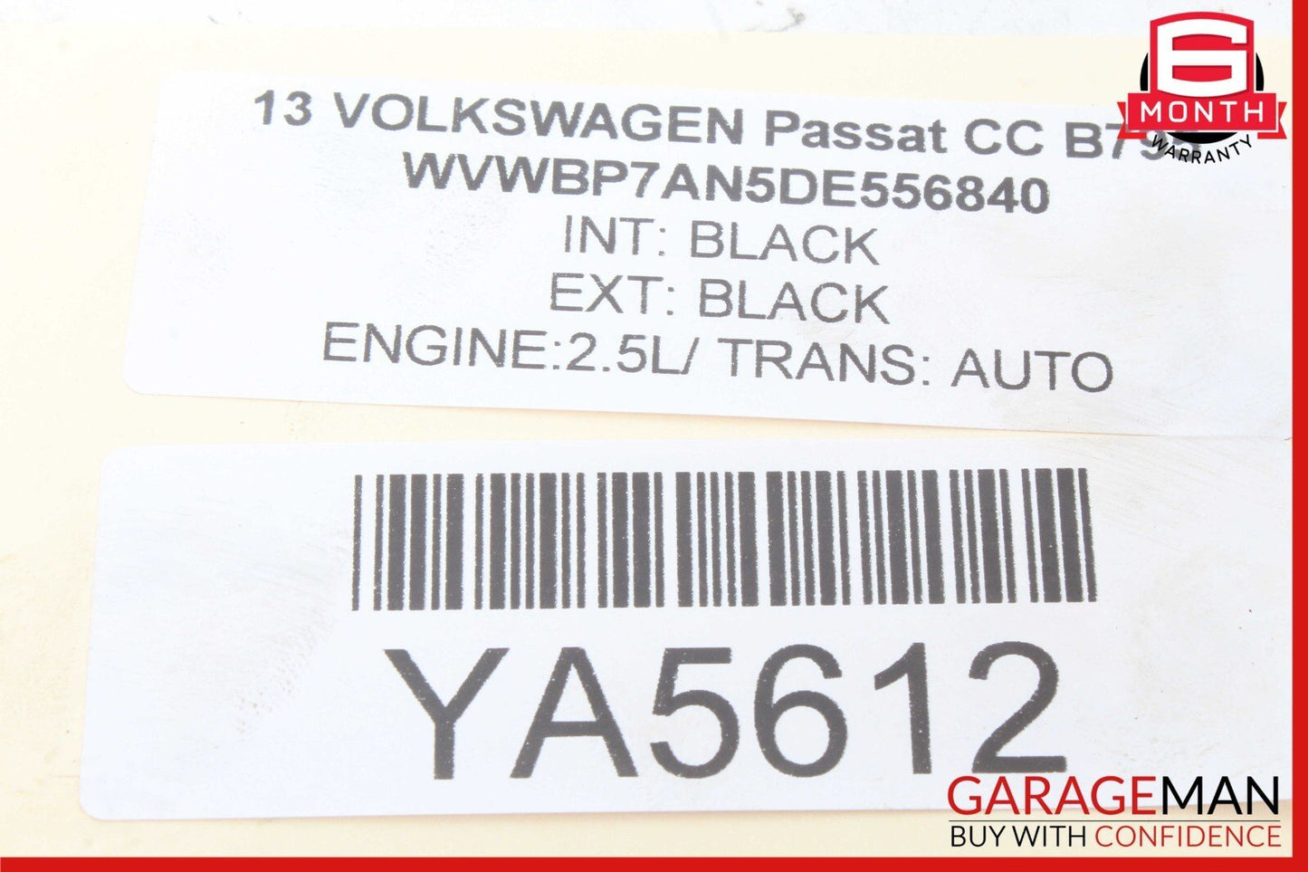 09-17 Volkswagen CC Rear Right Passenger Side Spindle Knuckle Wheel Hub Bearing