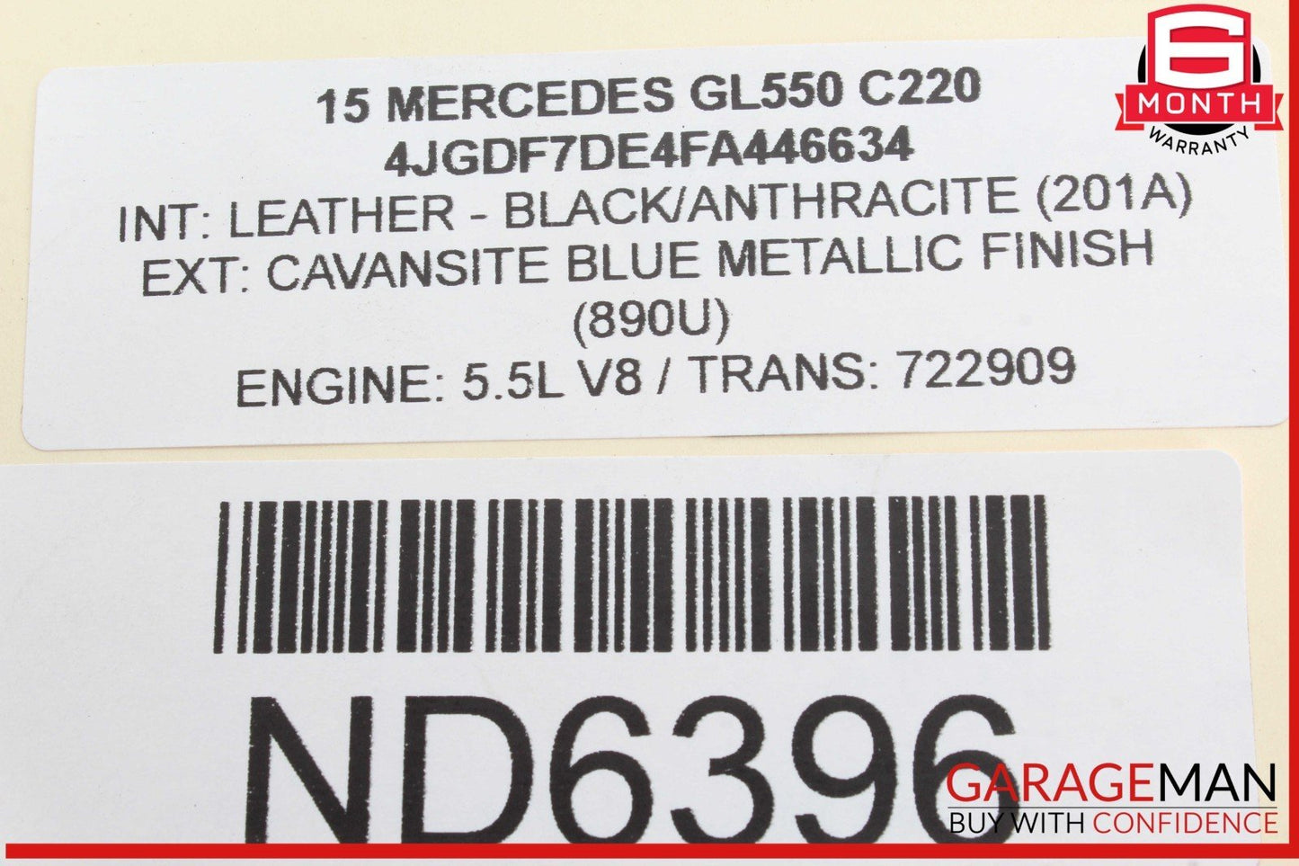 11-20 Mercedes X166 GL550 GL450 S550 Engine Coolant Motor Water Pump OEM