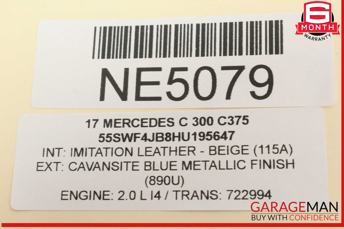 15-18 Mercedes W205 C300 Navigation Radio CD Command Control Unit 2059003829 OEM