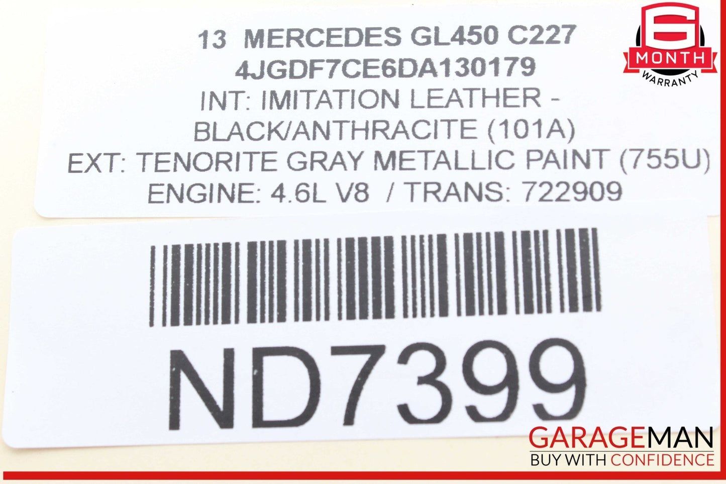 11-17 Mercedes X166 GL450 GL550 CL550 E550 Housing Cover 2780100431 OEM