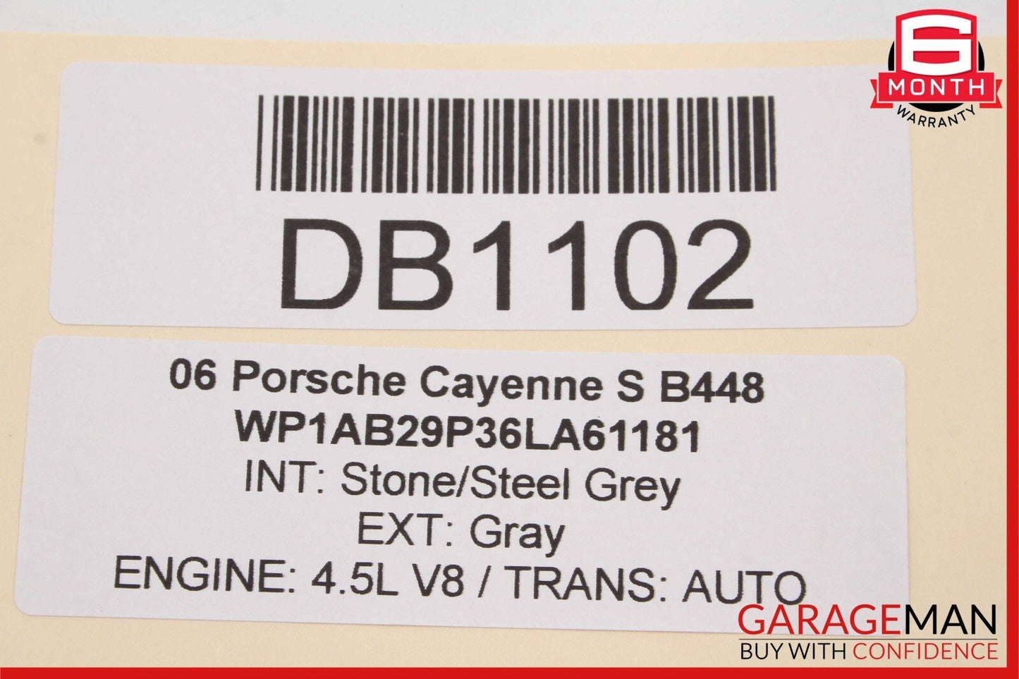 03-10 Porsche Cayenne 955 957 Rear Right Door Quarter Window Glass Panel Assy