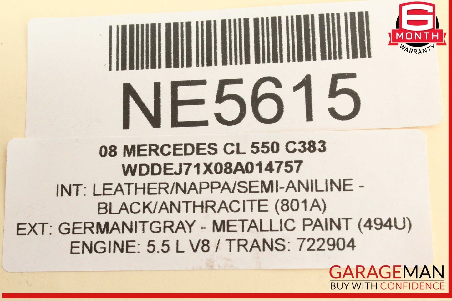 07-14 Mercedes W216 CL550 S550 Headlight Windshield Washer Tank Reservoir OEM