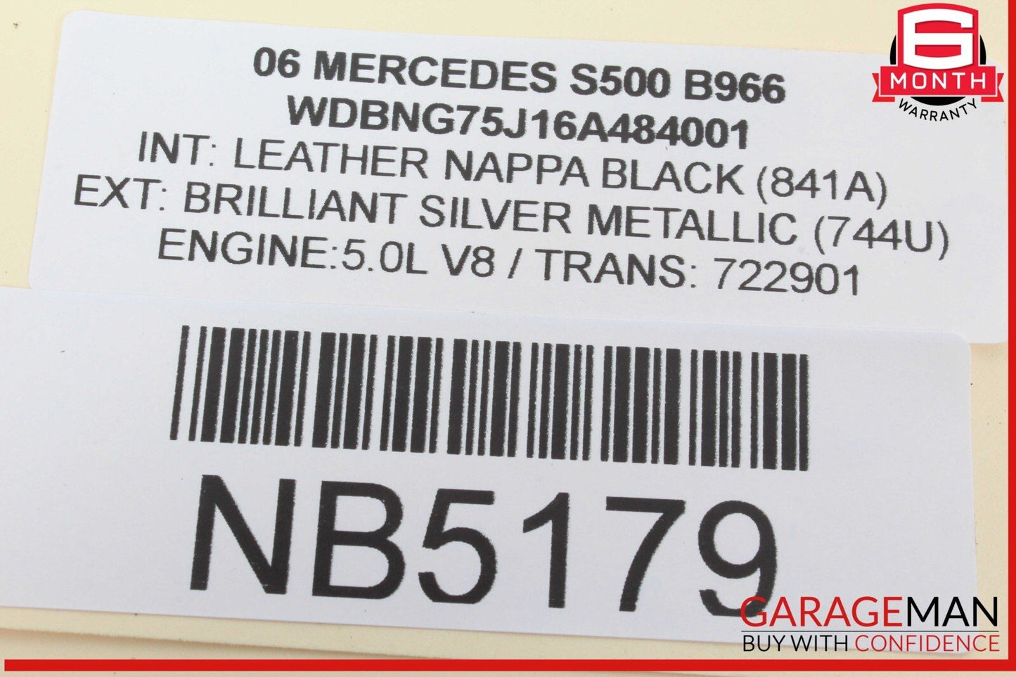 00-06 Mercedes W220 S500 Front Right Side Keyless Go Entry Antenna OEM