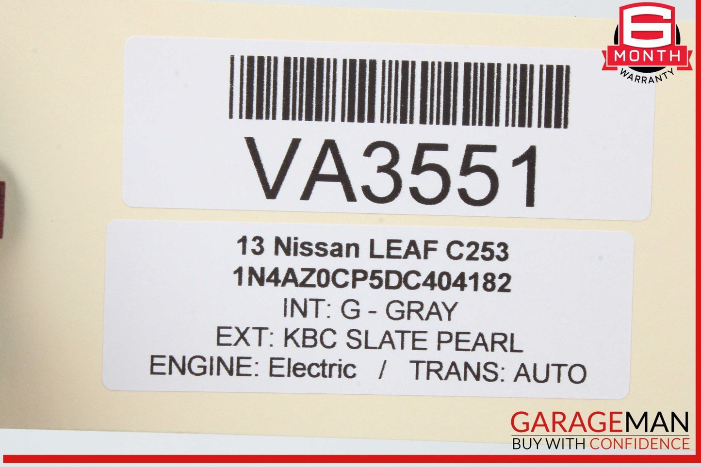 11-17 Nissan Leaf Lower Speedometer Cluster Assembly 248103NF0B OEM