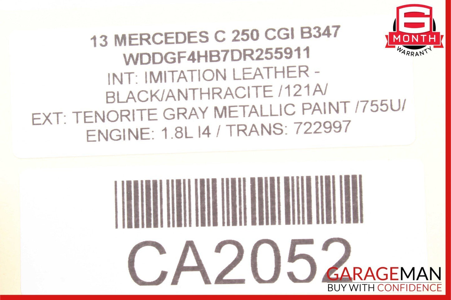 08-14 Mercedes W204 C250 C350 C300 Front Right Door Lock Latch Actuator OEM