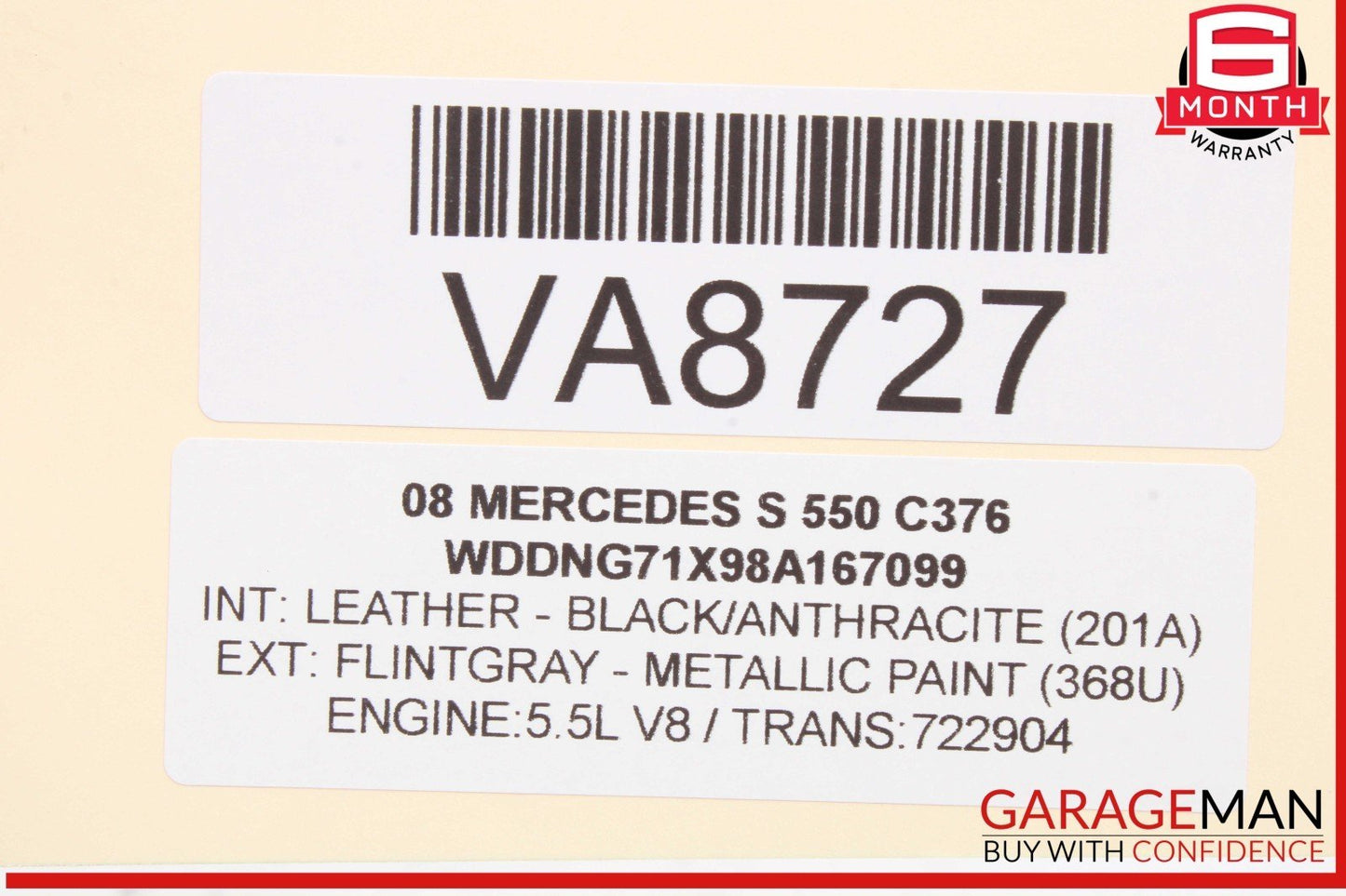 07-13 Mercedes W221 S550 S400 Rear Right or Left Side Door Control Module OEM
