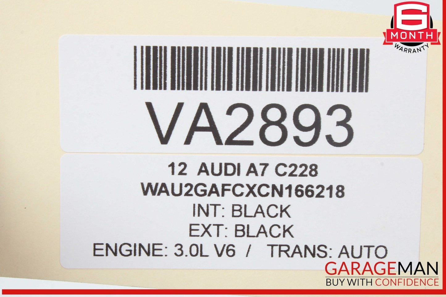 12-18 Audi A7 A6 Quattro S6 Front Left CV Axle Shaft Driveshaft OEM