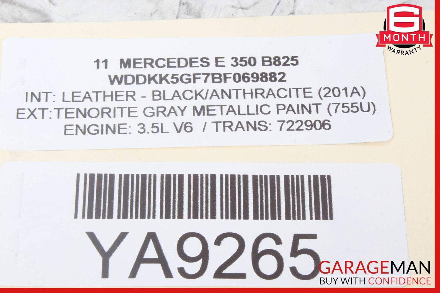 10-17 Mercedes W207 E350 E400 E550 Rear Right & Left Shock Strut Absorber OEM