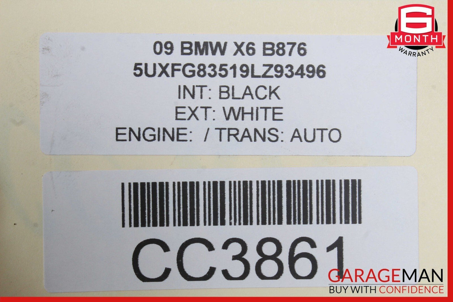 08-13 BMW X6 POWER STEERING GEAR RACK AND PINION OEM