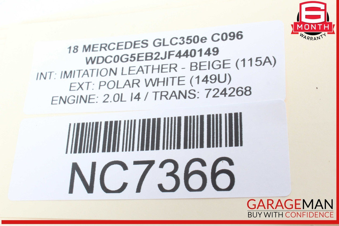 15-20 Mercedes X253 GLC350e Center Console Multi Function Switch Control OEM