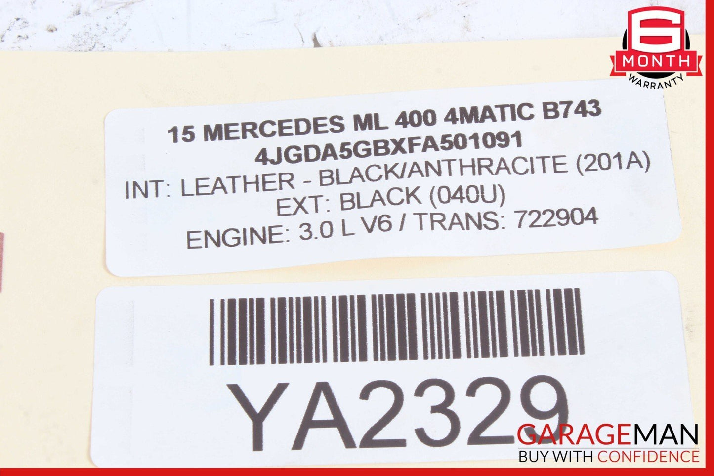 12-19 Mercedes W166 ML400 GLS550 Rear Left Wheel Spindle Knuckle Hub Bearing OEM