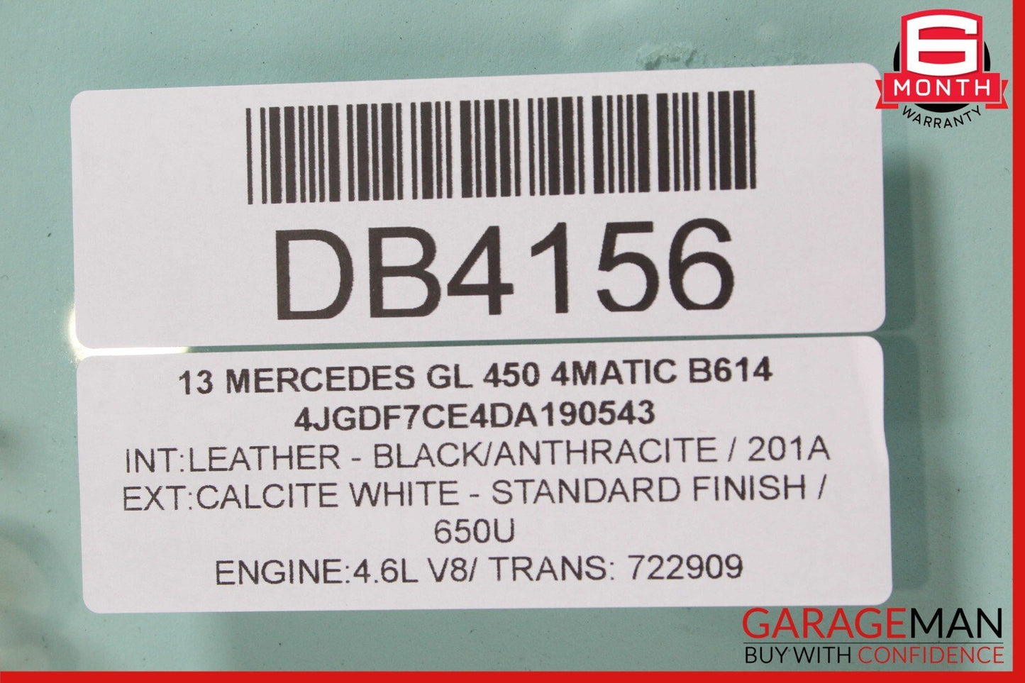 12-19 Mercedes X166 GL450 GLE43 AMG GLS550 Front Right Door Window Glass OEM