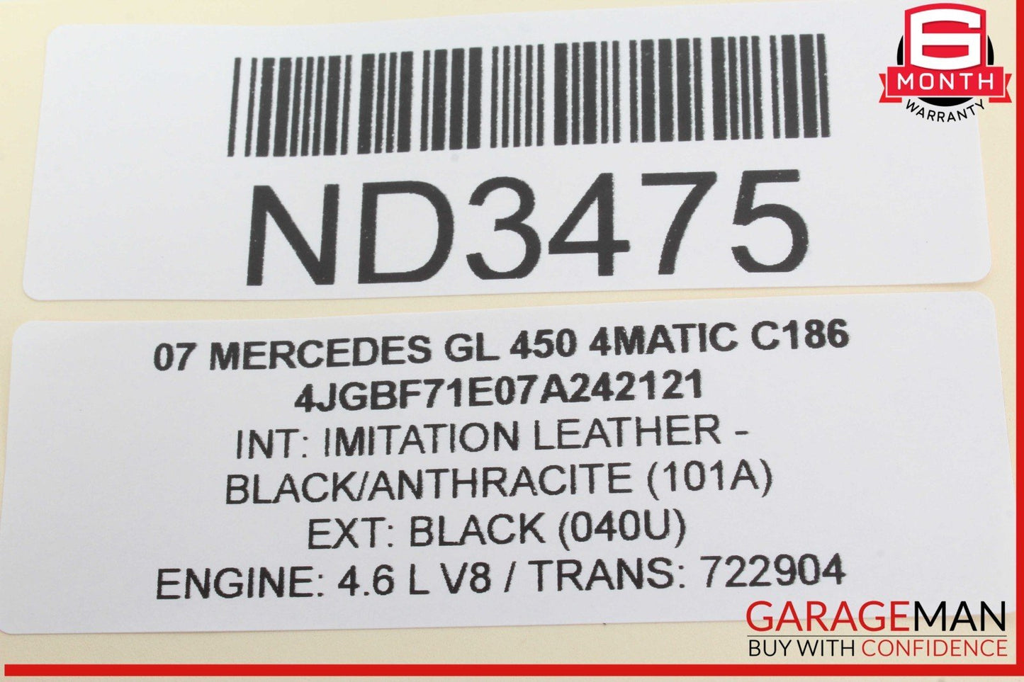 03-09 Mercedes X164 GL450 4MATIC Sirius Satellite Radio Receiver 1698270162 OEM