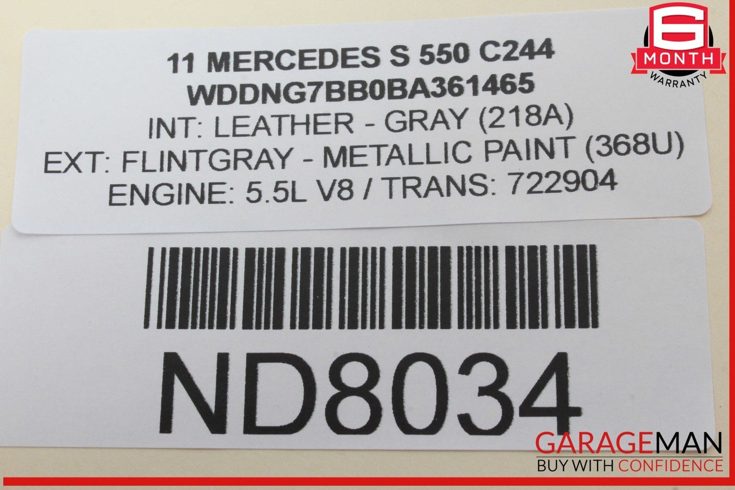 07-14 Mercedes W221 S550 S400 Trunk Release Remote Open Close Module Unit OEM