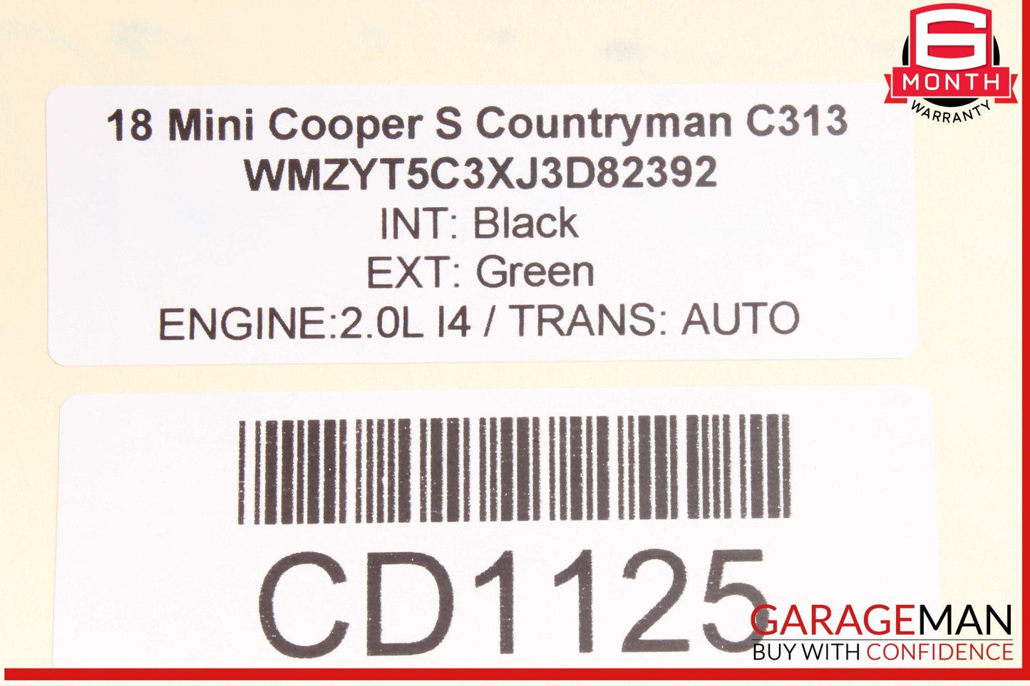 17-24 Mini Cooper Countryman Baggage Luggage Roof Rack Rail Set of 2 Pc OEM