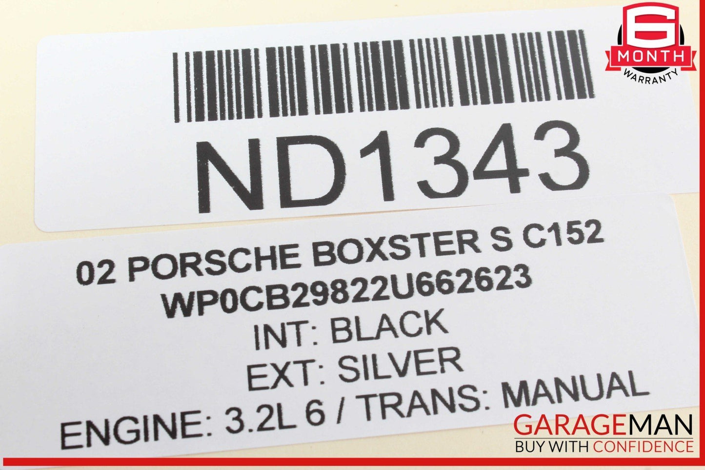 97-04 Porsche Boxster S 986 Front Left Driver Side Door Rear View Mirror OEM