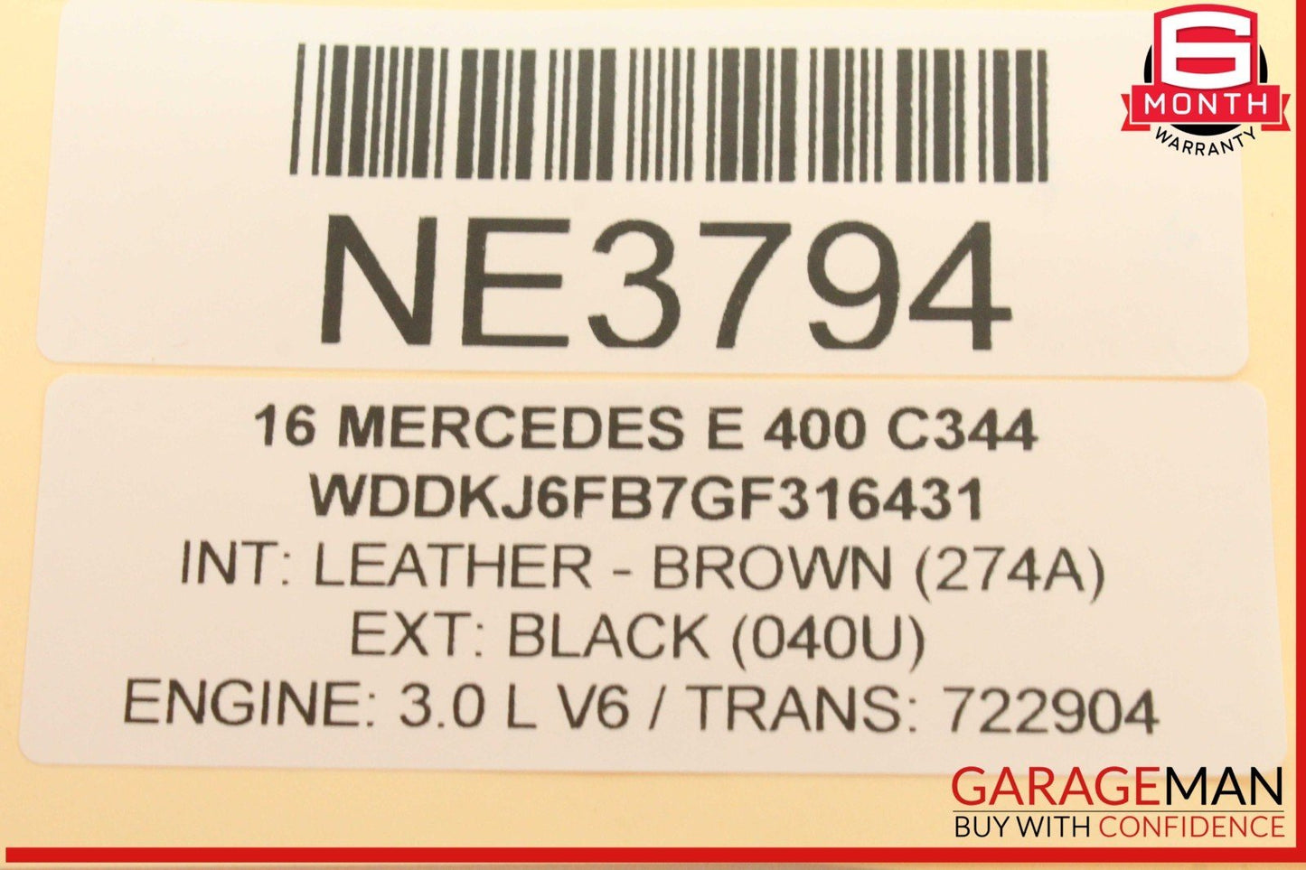 10-17 Mercedes W207 E400 E550 Dashboard Right Passenger Side Airbag Air Bag OEM